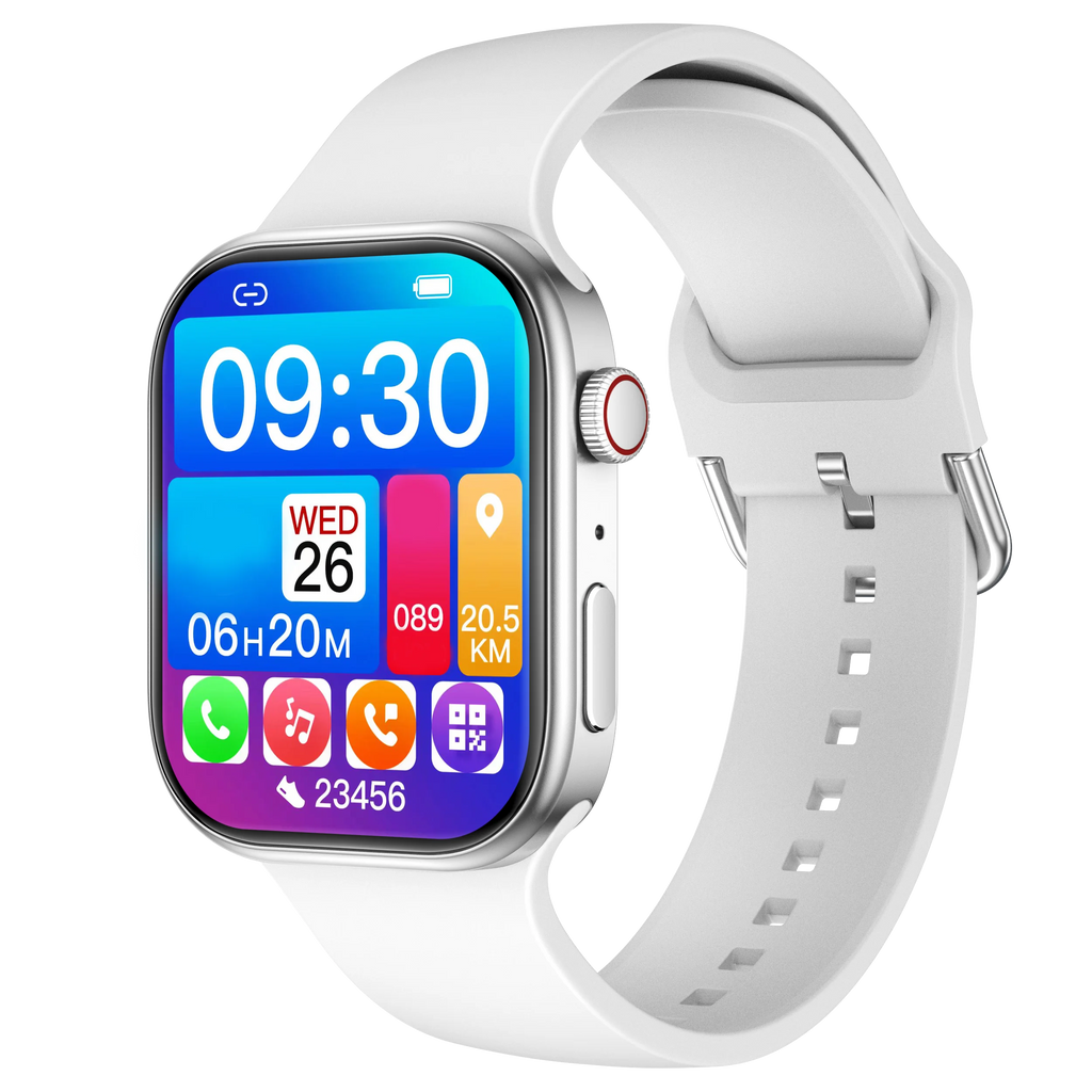 Smartwatch HD 1,83” com Chamadas Bluetooth e Monitorização do Sono.