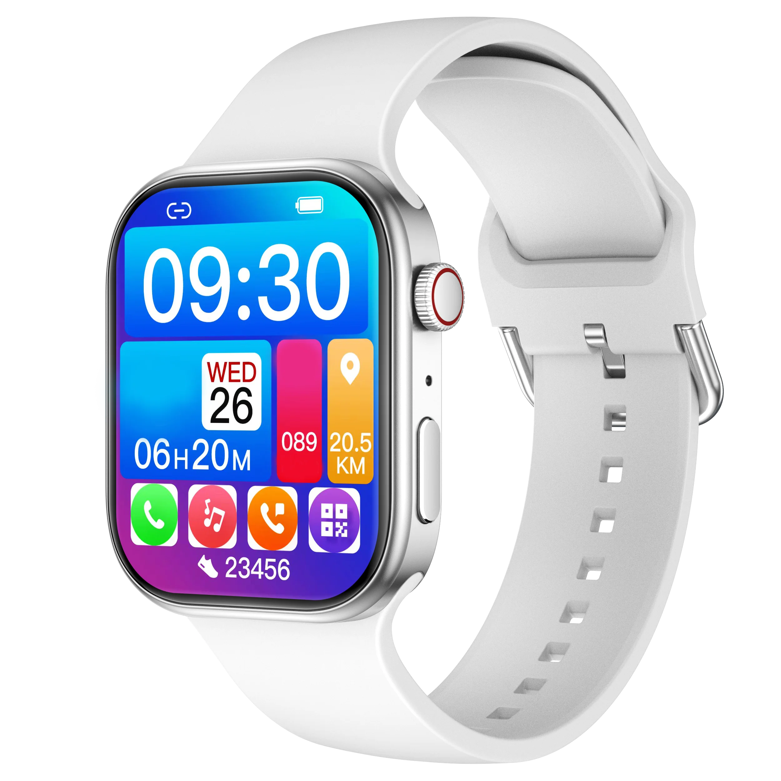 Smartwatch HD 1,83” com Chamadas Bluetooth e Monitorização do Sono.