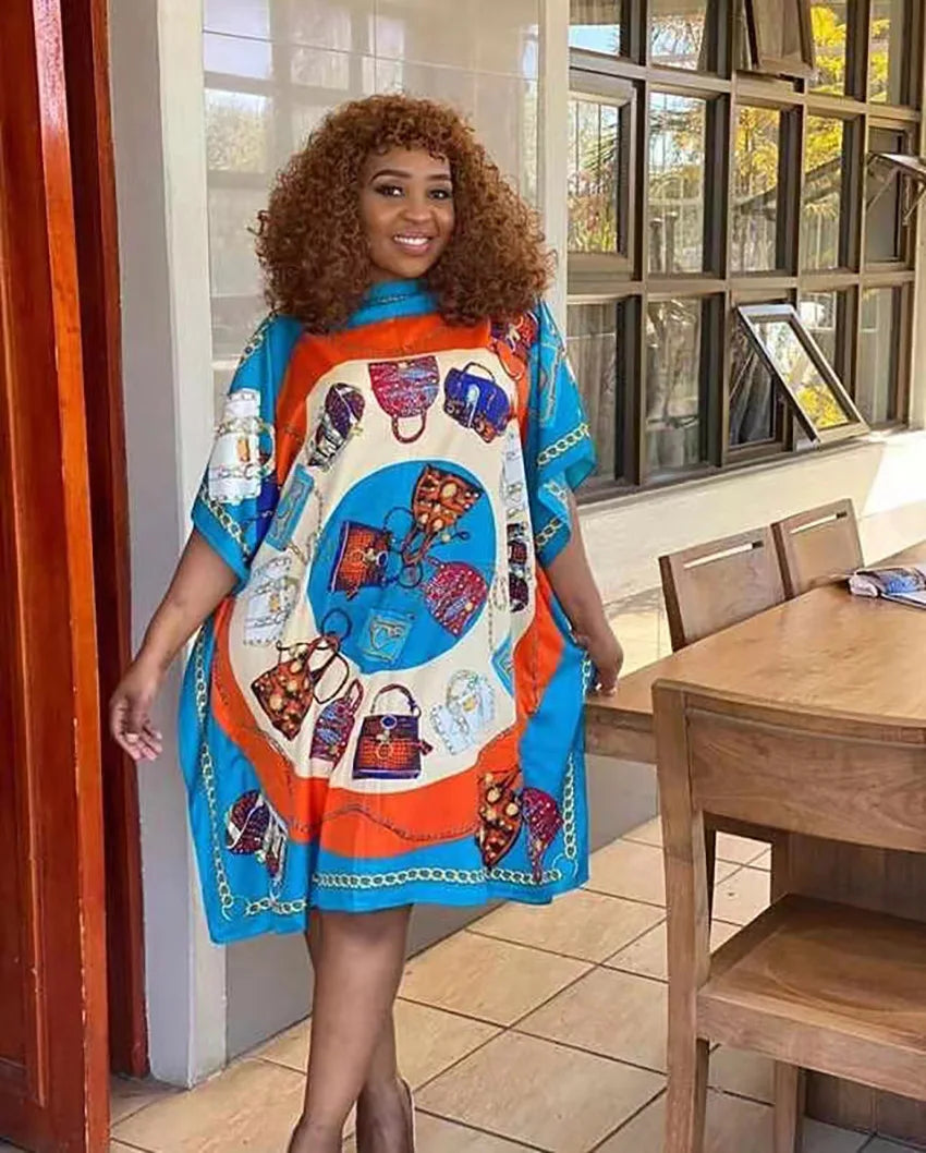 Vestido Maxi Estampado para Mulher – Corte Solto e Confortável
