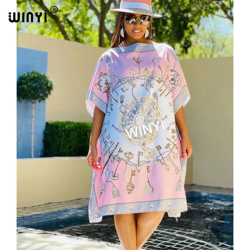Vestido Maxi Estampado para Mulher – Corte Solto e Confortável