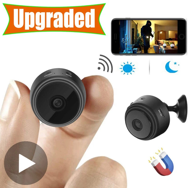 Mini Câmara de Vigilância Wi-Fi HD para InteriorMOS 2MP Telefon Alarm Camera