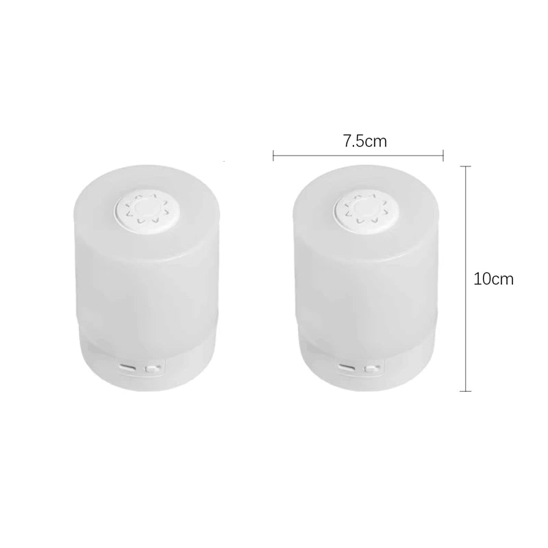 Candeeiro LED de Cabeceira Recarregável - Luz Regulável com controlo Tátil