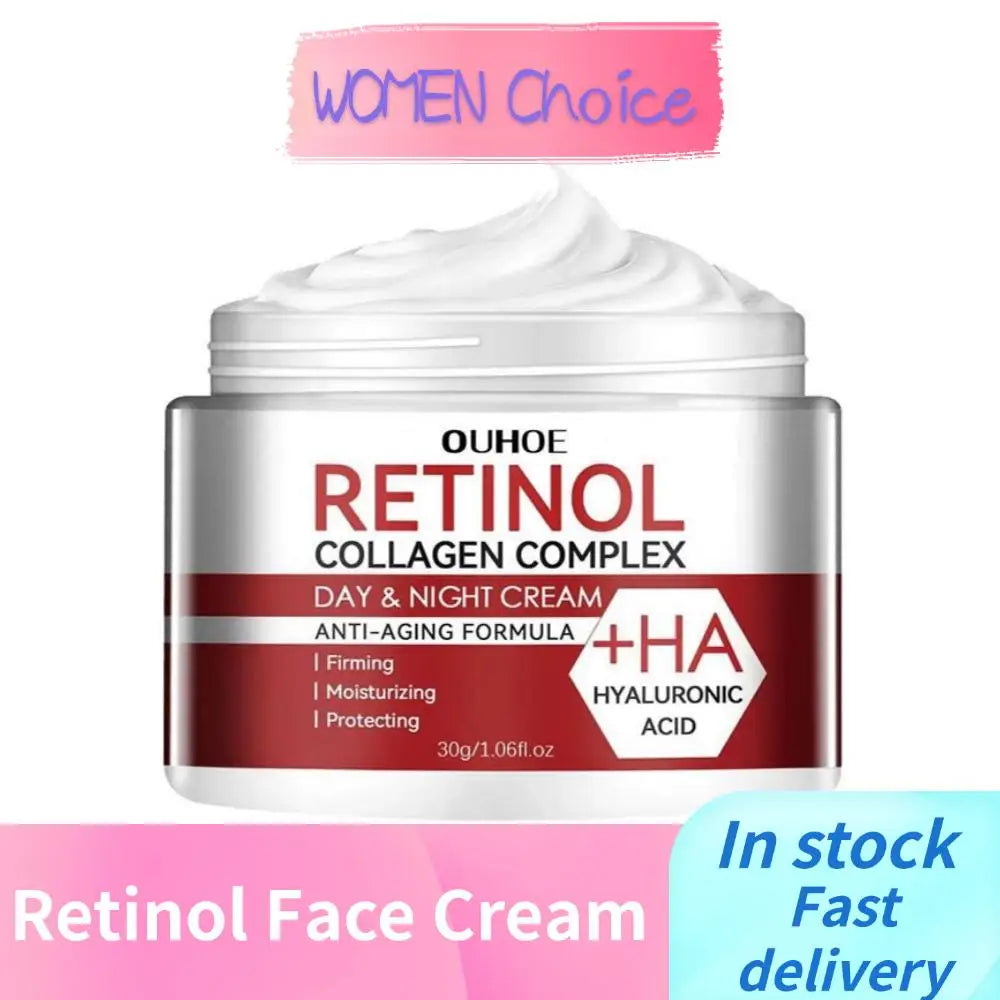 Creme Facial Hidratante com Retinol Antirrugas