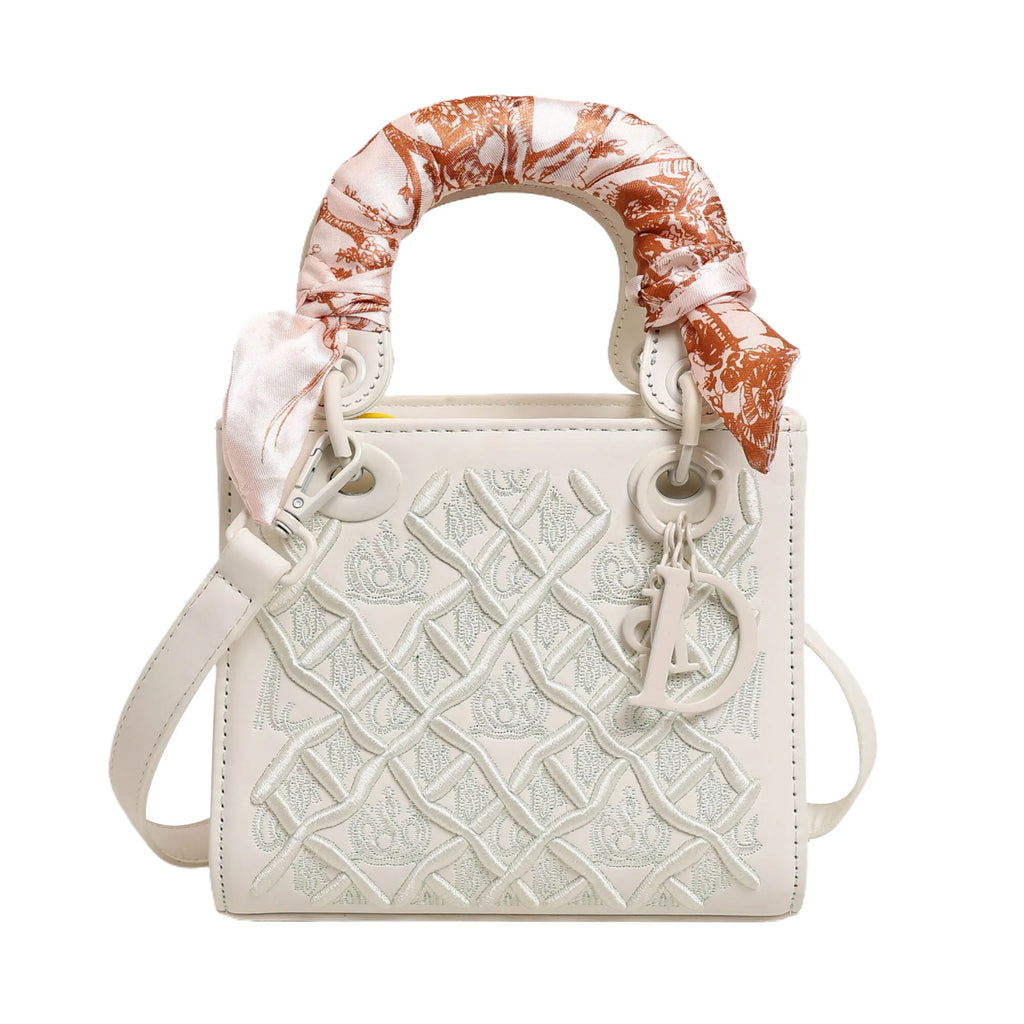 Luxury 2025 New Versatile Craftsmanship Embroidery Concubine Bag Handbag, Women's Crossbody Bag