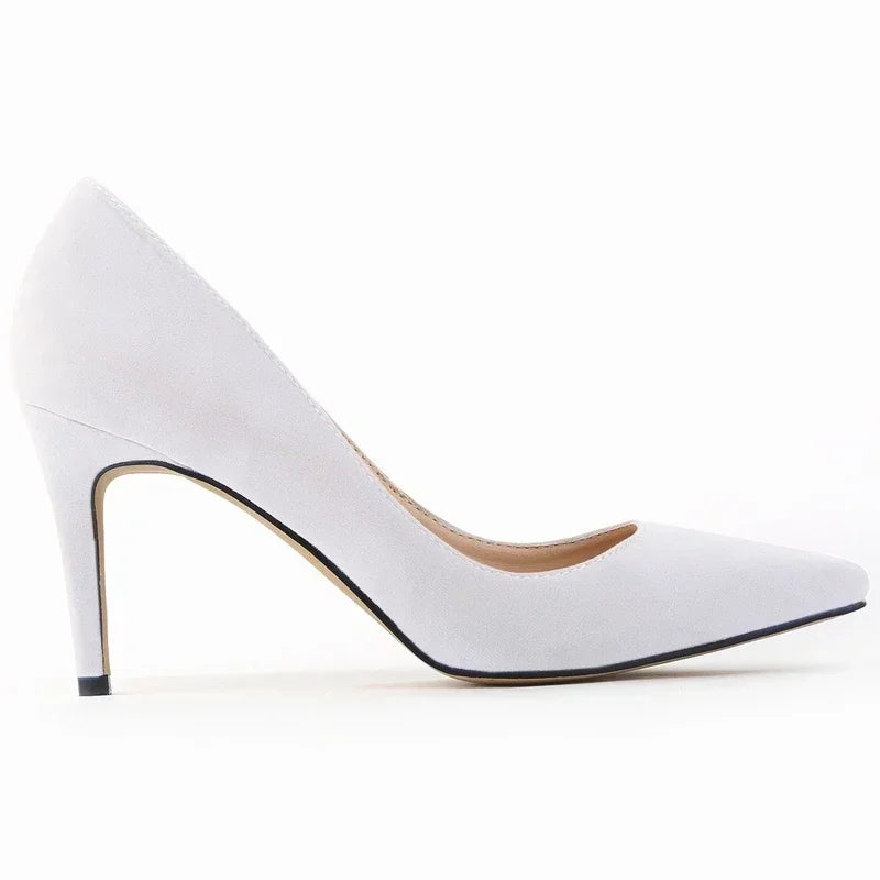 High Heels Classic Pumps Women's Stilettos Sexy Ponited Toes Fashion Office Party Red Wedding Female Comfort Women Party Shoes