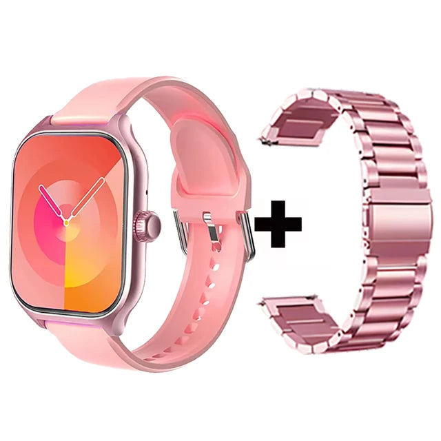 Smartwatch HD 1,83” com Chamadas Bluetooth e Monitorização da Saúde