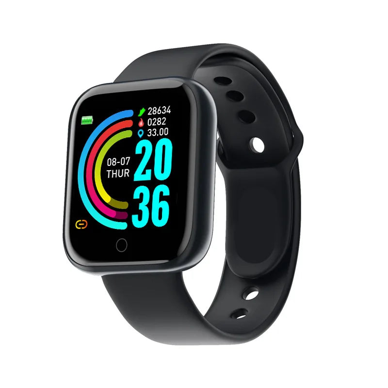 Smartwatch Y68 com Monitorização da Saúde e Fitness