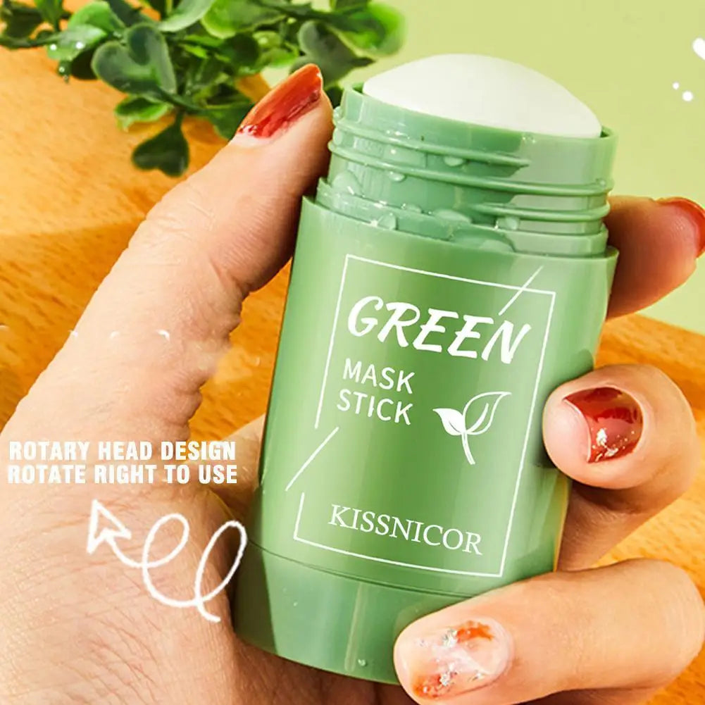 Máscara Facial em Bastão de Chá Verde – Limpeza Profunda