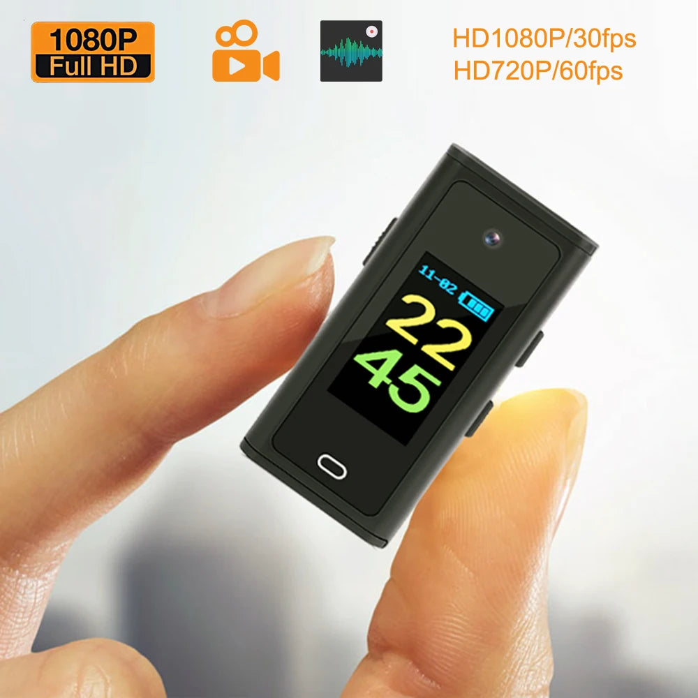 Mini Câmera Portátil 1080 HD com Ecrã
