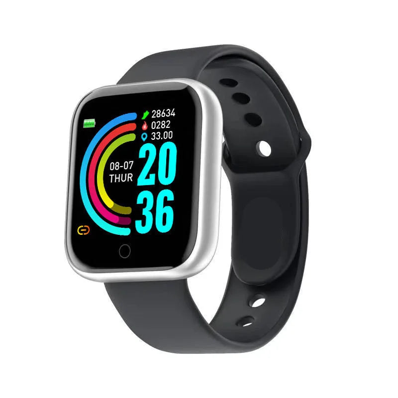 Smartwatch Y68 com Monitorização da Saúde e Fitness