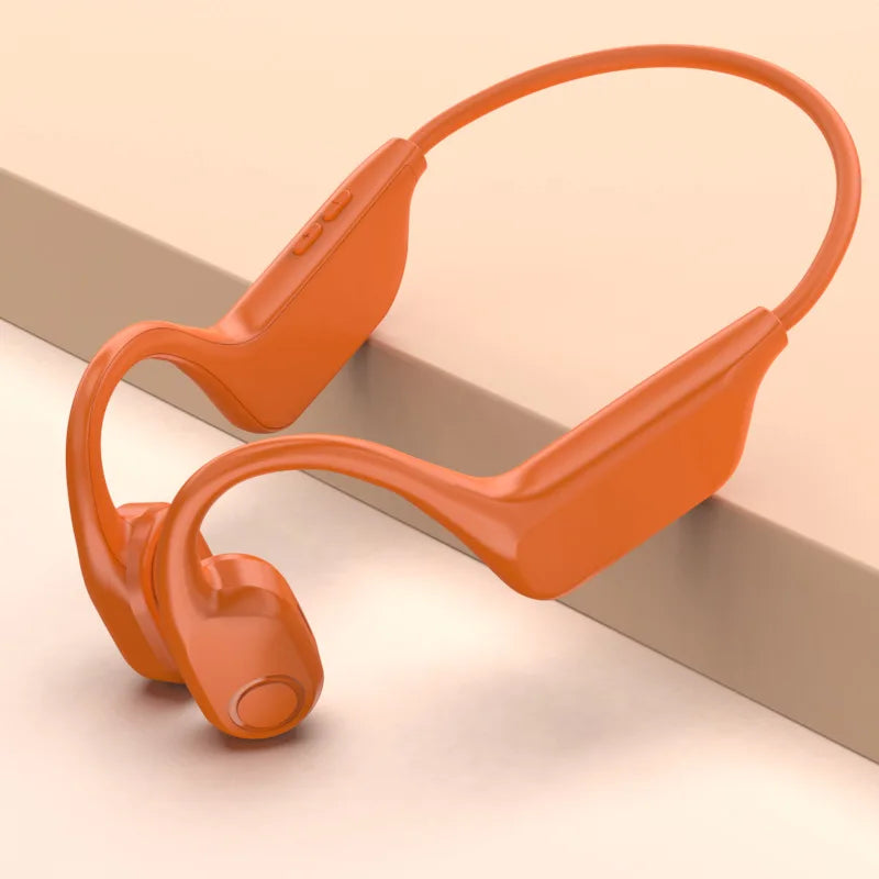 Open-Ear Bone Conduction Bluetooth Headphones with Extra-Long Battery Life Perfect for Sports Running Cycling Swimming