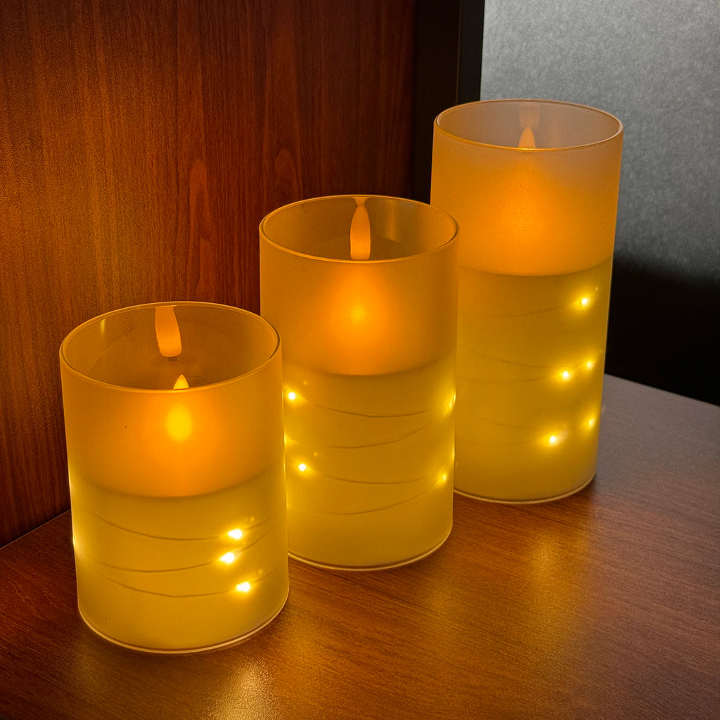 Velas LED Decorativas Premium com Comando Remoto