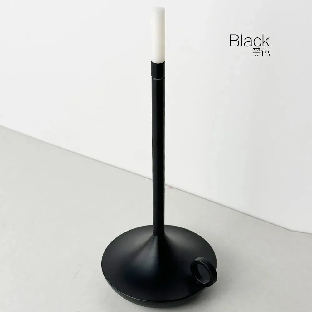 Candeeiro LED Ambiente Recarregável Estilo Vela Premium