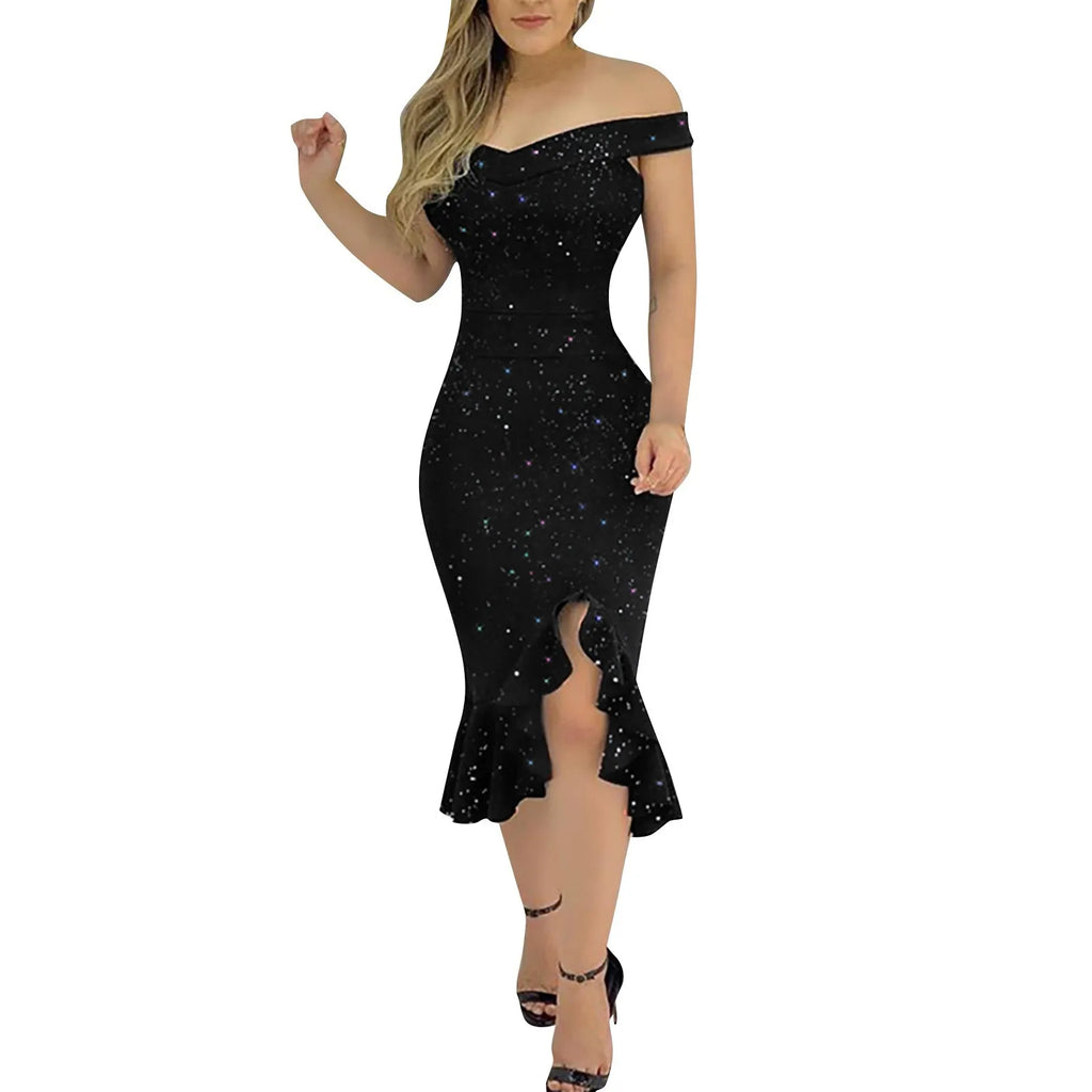 Vestido Celeste Royal - Longo Elegante Premium