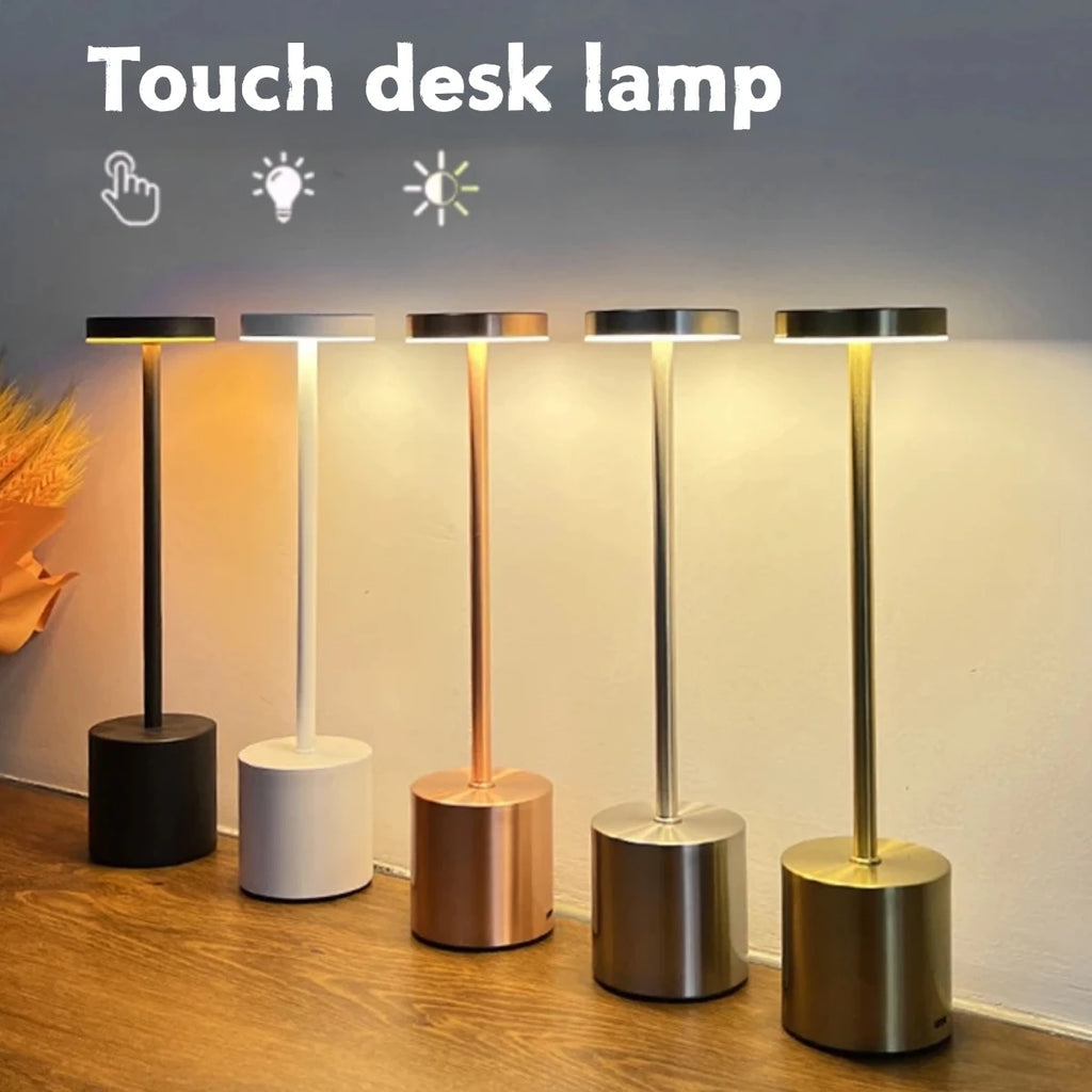 Candeeiro de Mesa LED Touch Recarregável Premium