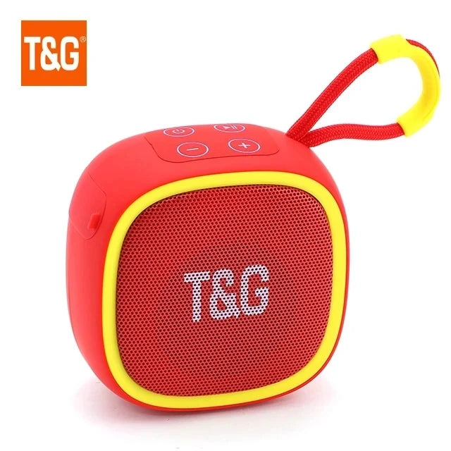 Coluna Bluetooth Portátil T&amp;G – Som Estéreo, Rádio FM e Bluetooth 5.3