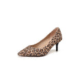 Pointed Toe Low Heel High Heel Shoes Leopard Print Pink Green Black Red Green Women's Shoes Cheap Clearance Sale Elegant Sexy Spring and Autumn New Designer Y2K Style Party Picks Girls' Gifts Charming Fashion White Tow