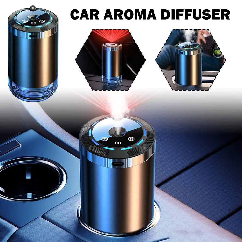 Difusor Aromático para Automóvel USB – 5 Modos de Neblina