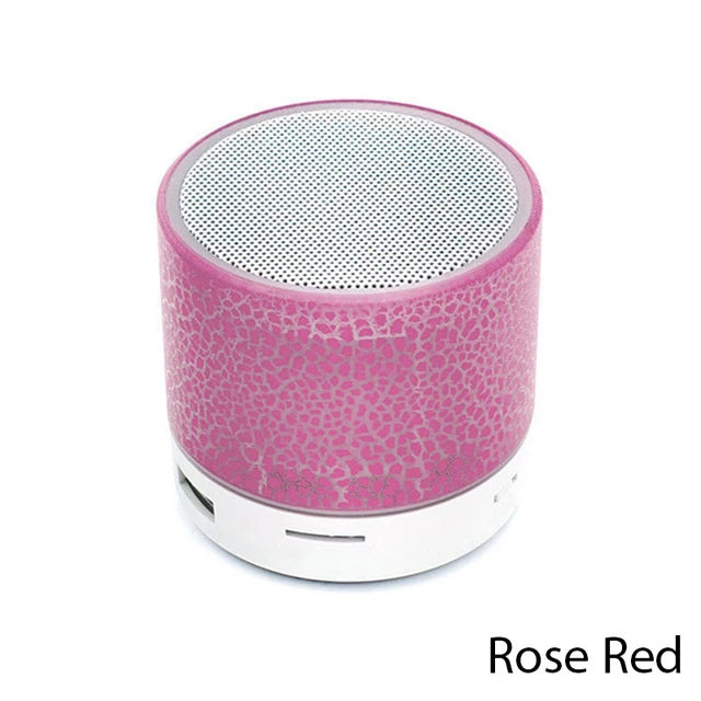 Bluetooth Mini Speaker Wireless Speaker Colorful LED TF Card USB Subwoofer Portable MP3 Music Sound Column For Car PC Smartphone