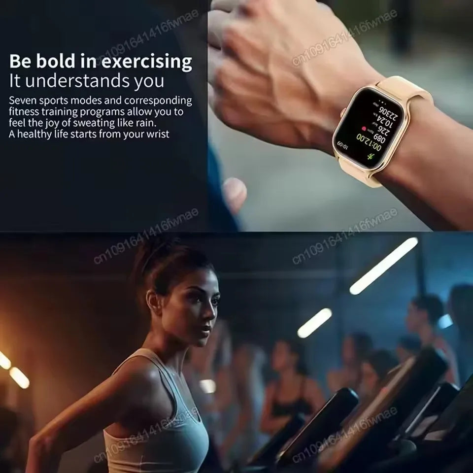 Smartwatch Premium AMOLED 2,01” com Chamadas Bluetooth e Monitorização da Saúde