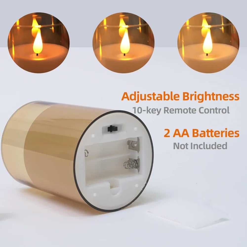 Velas LED Decorativas Premium com Comando Remoto