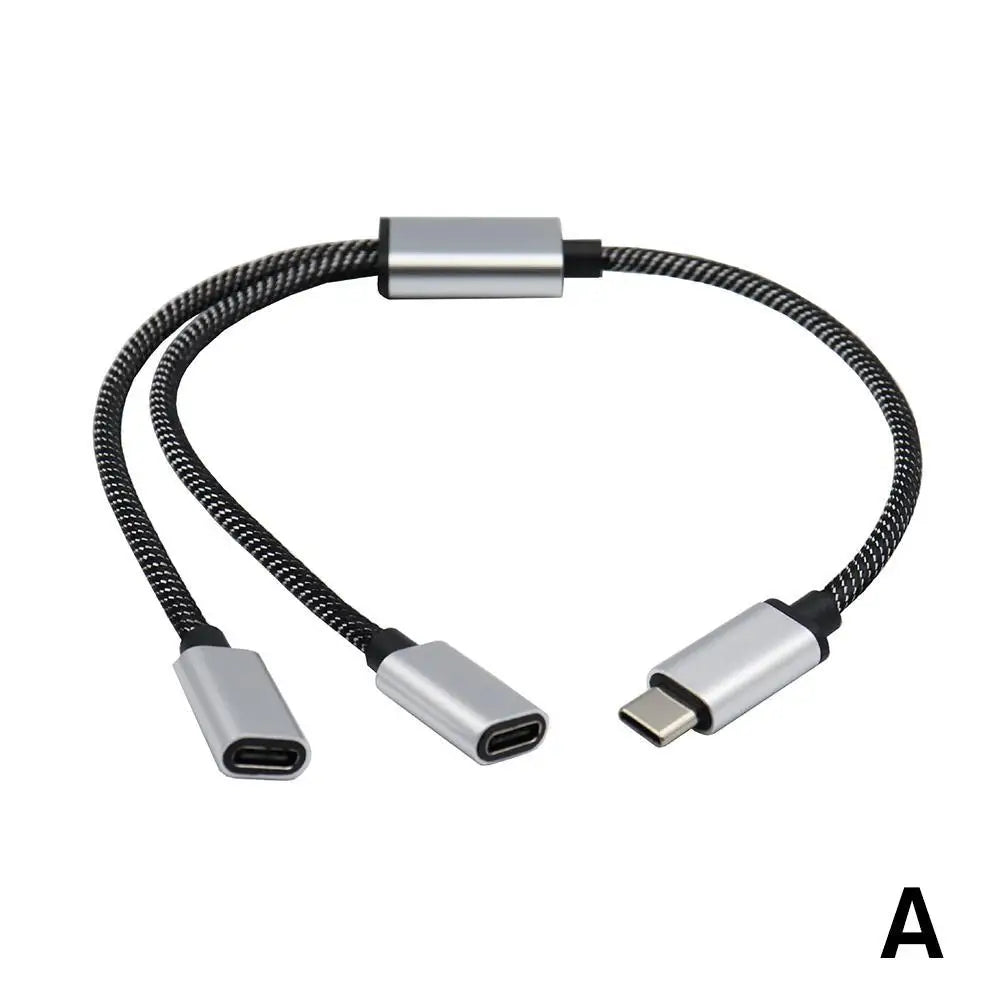 Hub USB-C Multiportas 3 em 1 | Adaptador OTG de Alta Velocidade