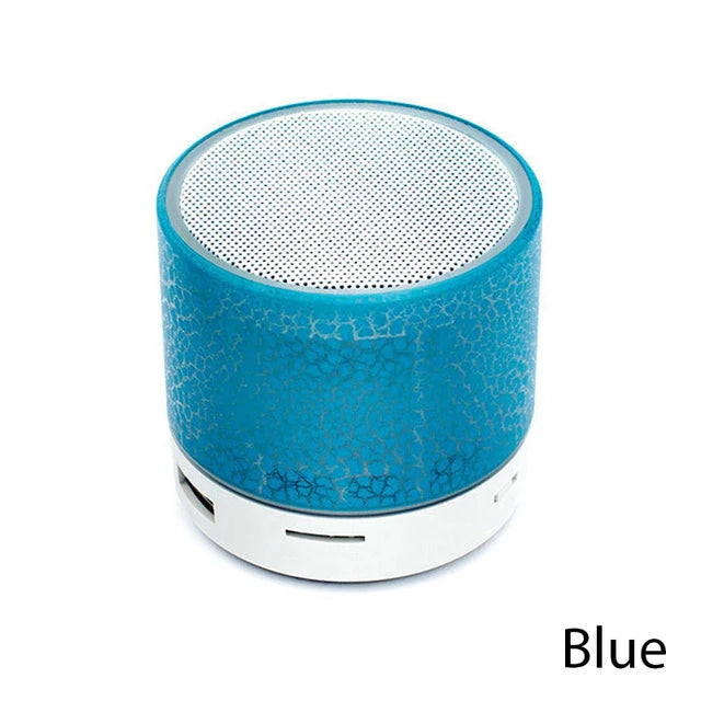 Bluetooth Mini Speaker Wireless Speaker Colorful LED TF Card USB Subwoofer Portable MP3 Music Sound Column For Car PC Smartphone