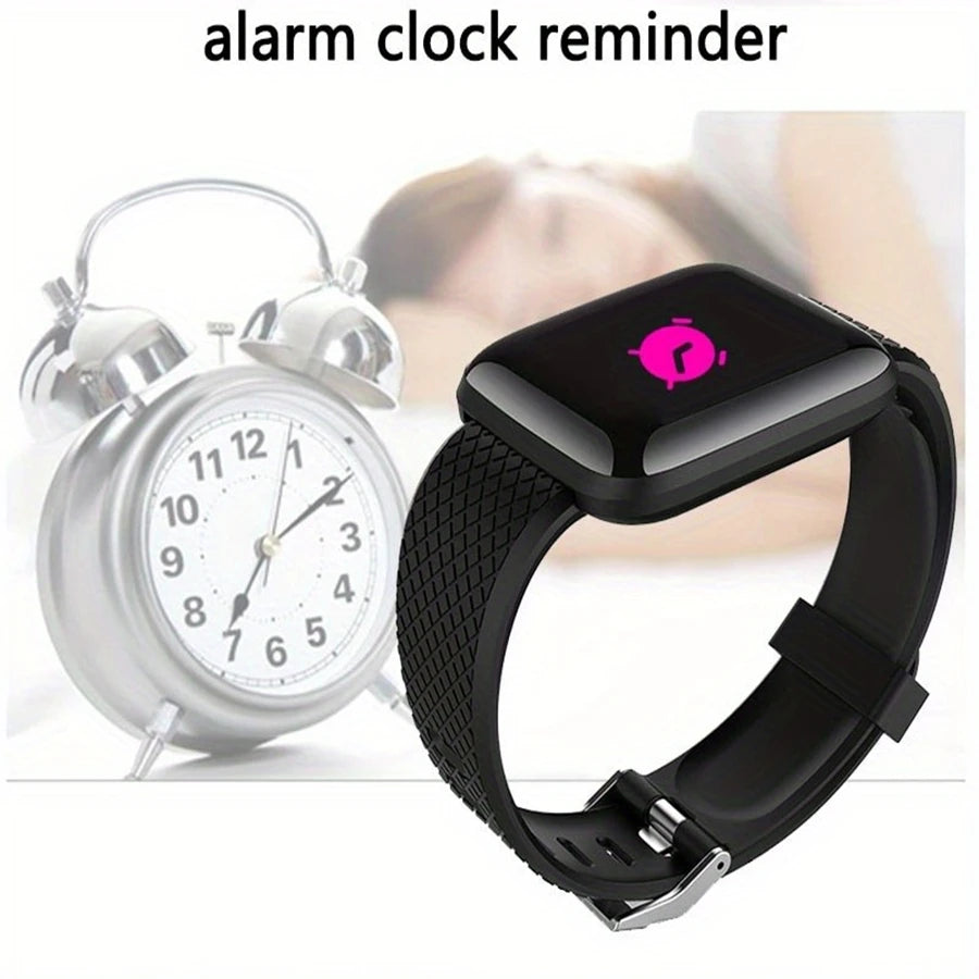 Smartwatch Fitness com Chamadas Bluetooth e Monitorização da Saúde