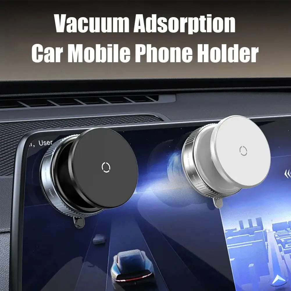Intelligent For Magsafe Car Mount Mobile Phone Holder Magnetic Vacuum Magnetic Suction Cup Folding Swivel Stand AdsorptionStable