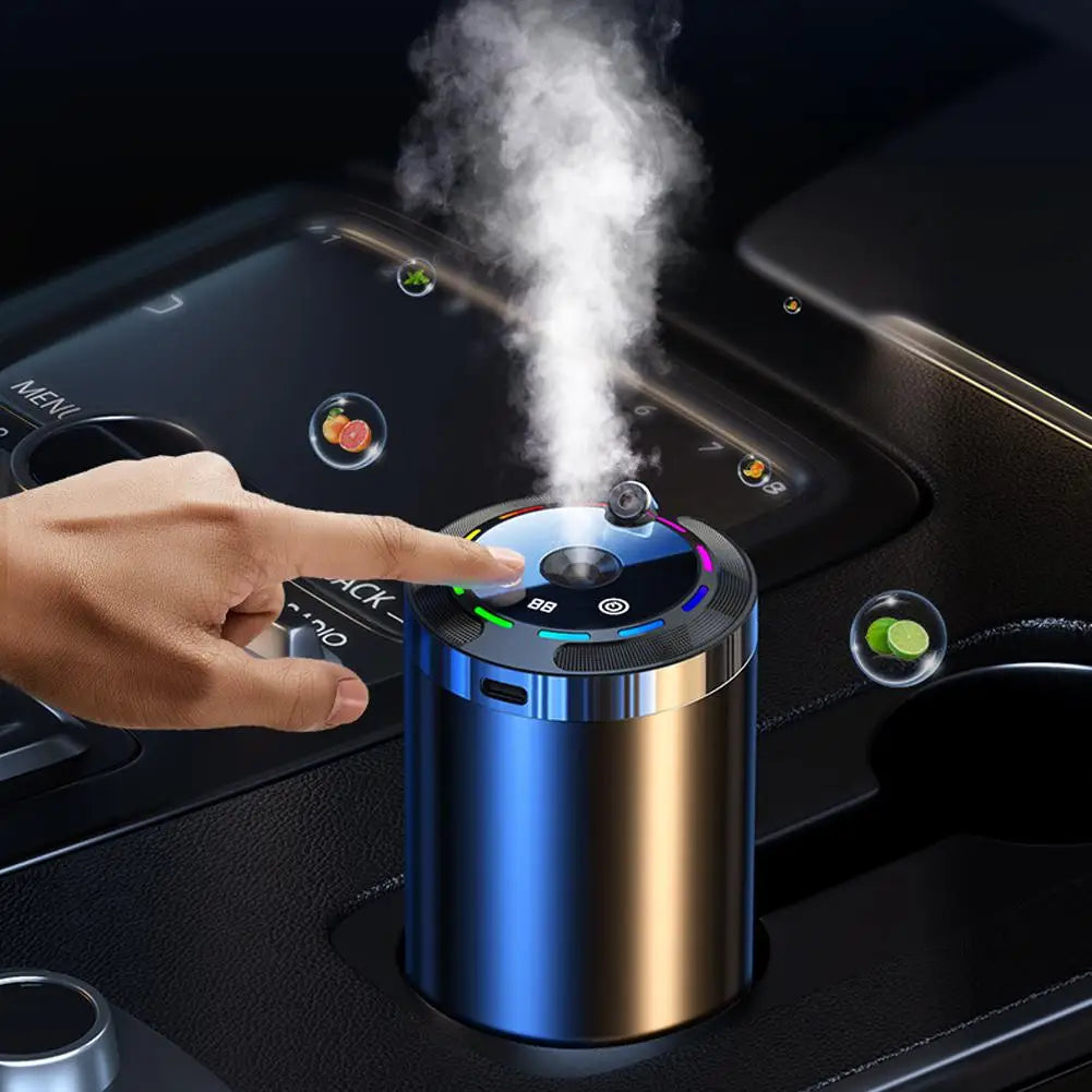Difusor Aromático para Automóvel USB – 5 Modos de Neblina