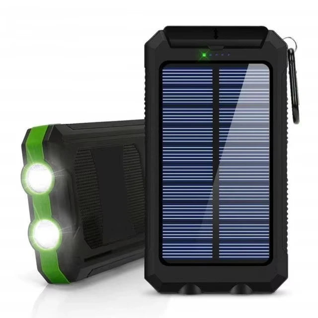 Power Bank Solar 80.000 mAh – Carregamento Rápido com Lanterna LED