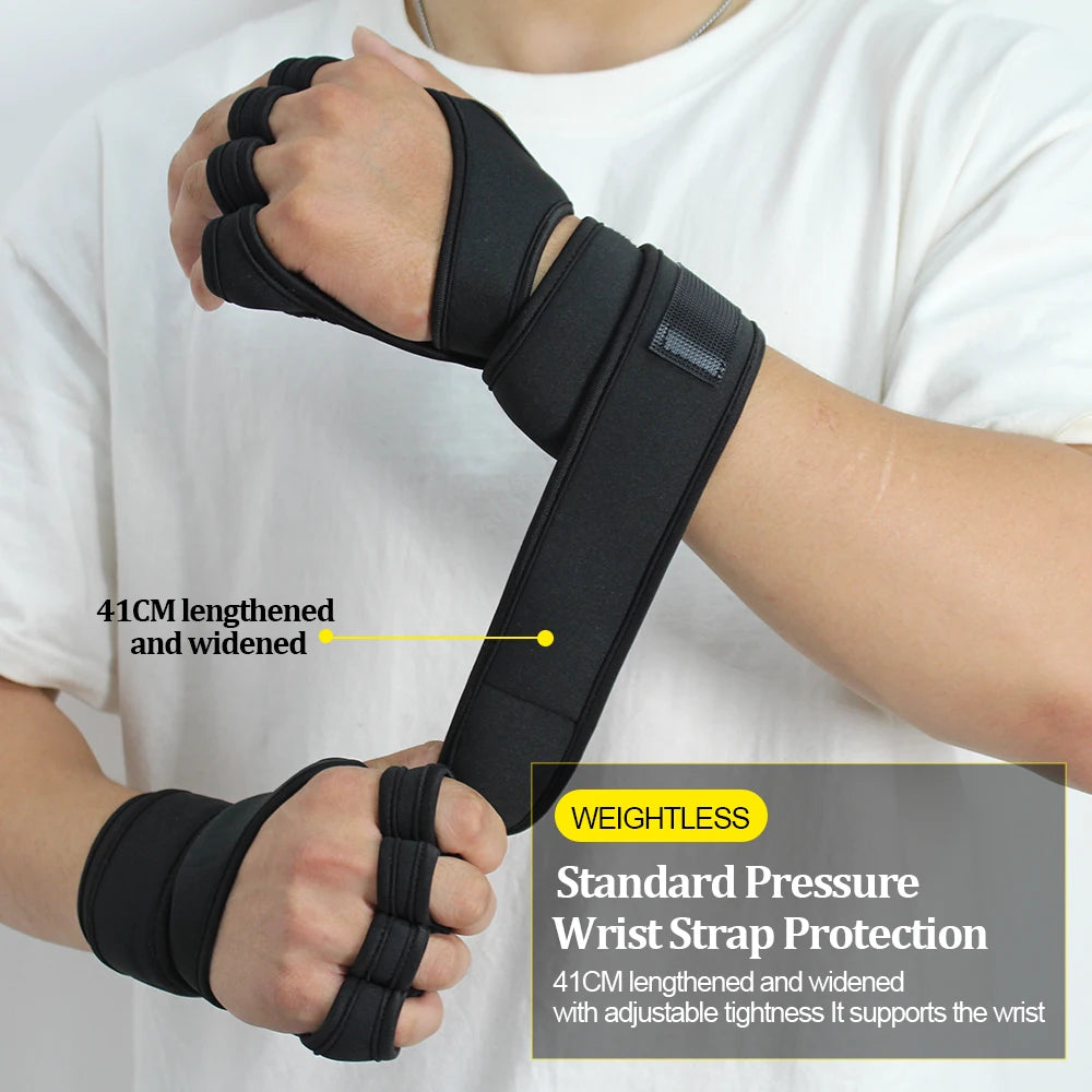 Luvas de Musculação com Suporte para Pulsos