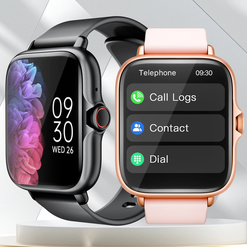 Smartwatch 1,83” com Chamadas Bluetooth e Resistência à Água