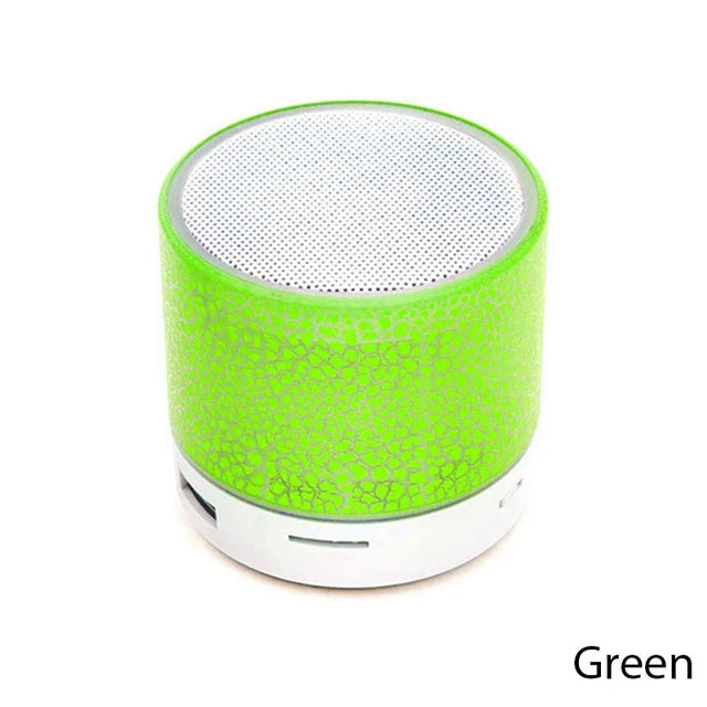 Bluetooth Mini Speaker Wireless Speaker Colorful LED TF Card USB Subwoofer Portable MP3 Music Sound Column For Car PC Smartphone