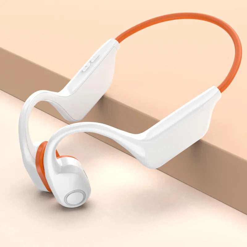 Open-Ear Bone Conduction Bluetooth Headphones with Extra-Long Battery Life Perfect for Sports Running Cycling Swimming