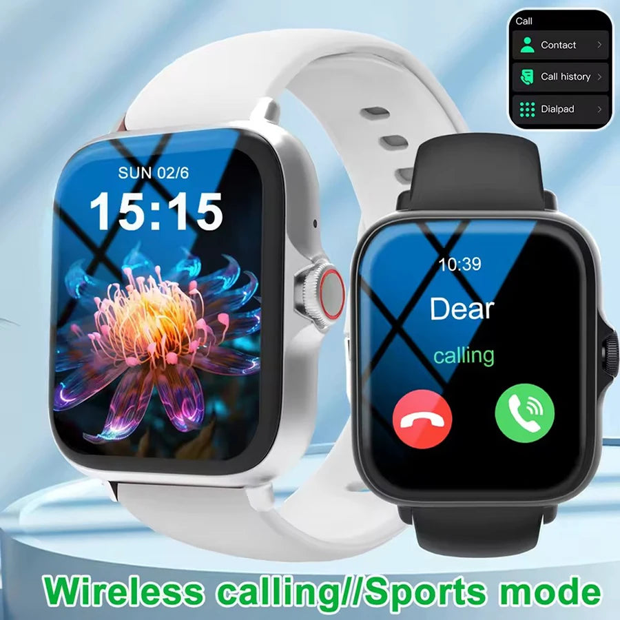 Smartwatch Inteligente com Chamadas Bluetooth e Ecrã Tátil HD
