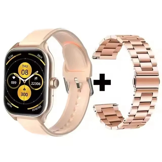 Smartwatch Premium AMOLED 2,01” com Chamadas Bluetooth e Monitorização da Saúde