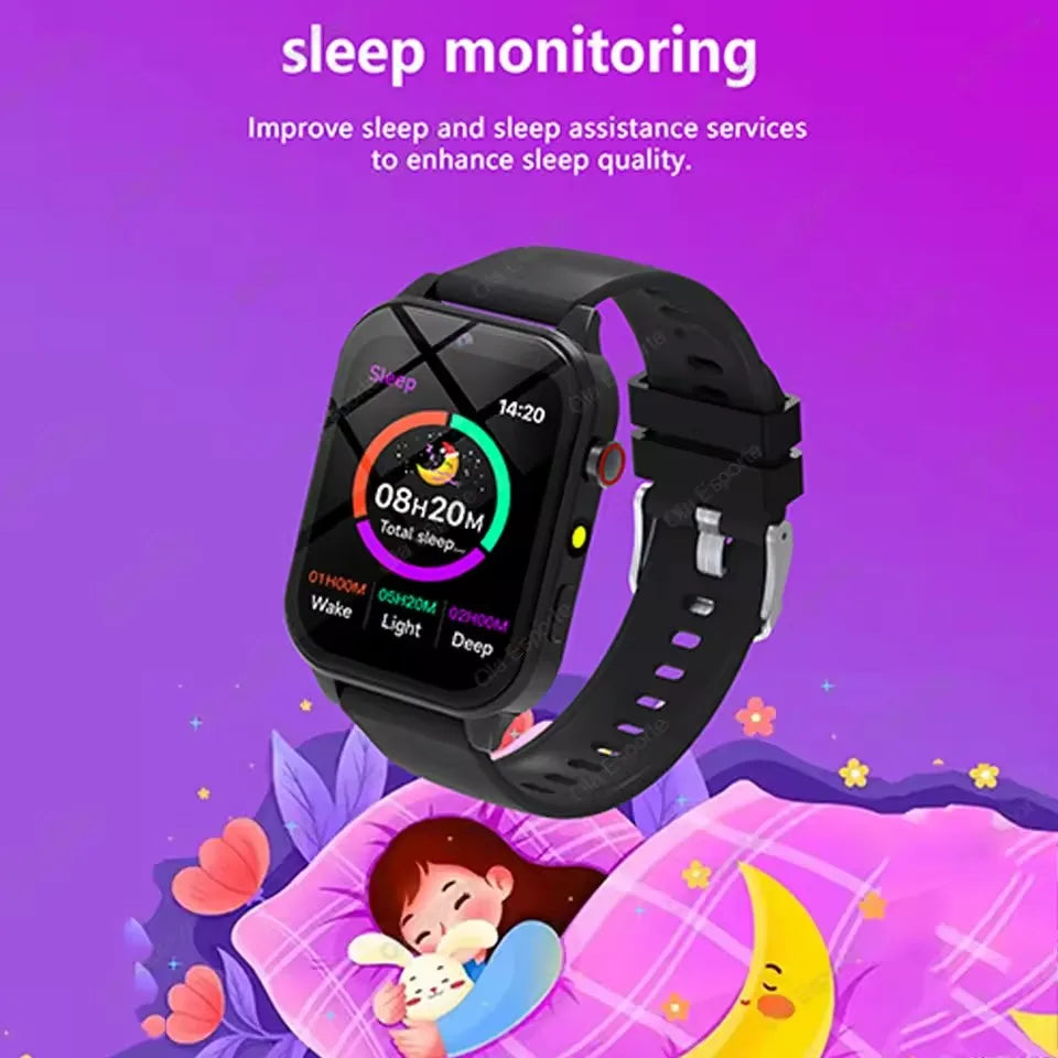 Smartwatch Infantil com Jogos, Música e Ecrã Tátil HD