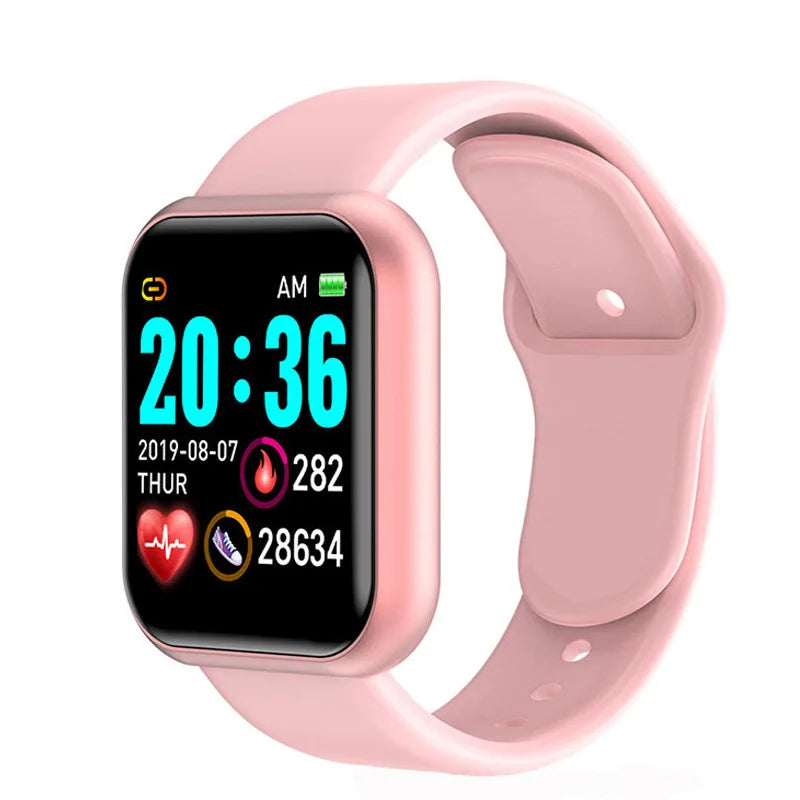 Smartwatch Y68 com Monitorização da Saúde e Fitness
