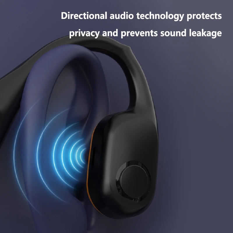 Open-Ear Bone Conduction Bluetooth Headphones with Extra-Long Battery Life Perfect for Sports Running Cycling Swimming