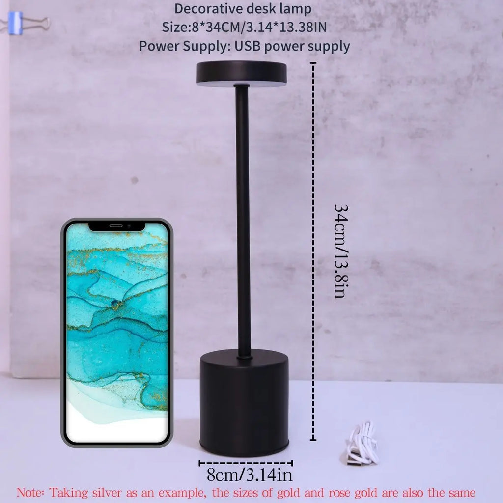 Candeeiro de Mesa LED Touch Recarregável Premium