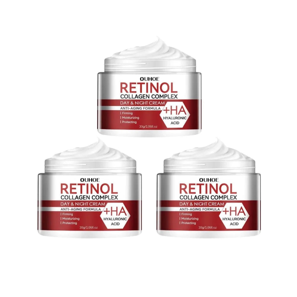 Creme Facial Hidratante com Retinol Antirrugas