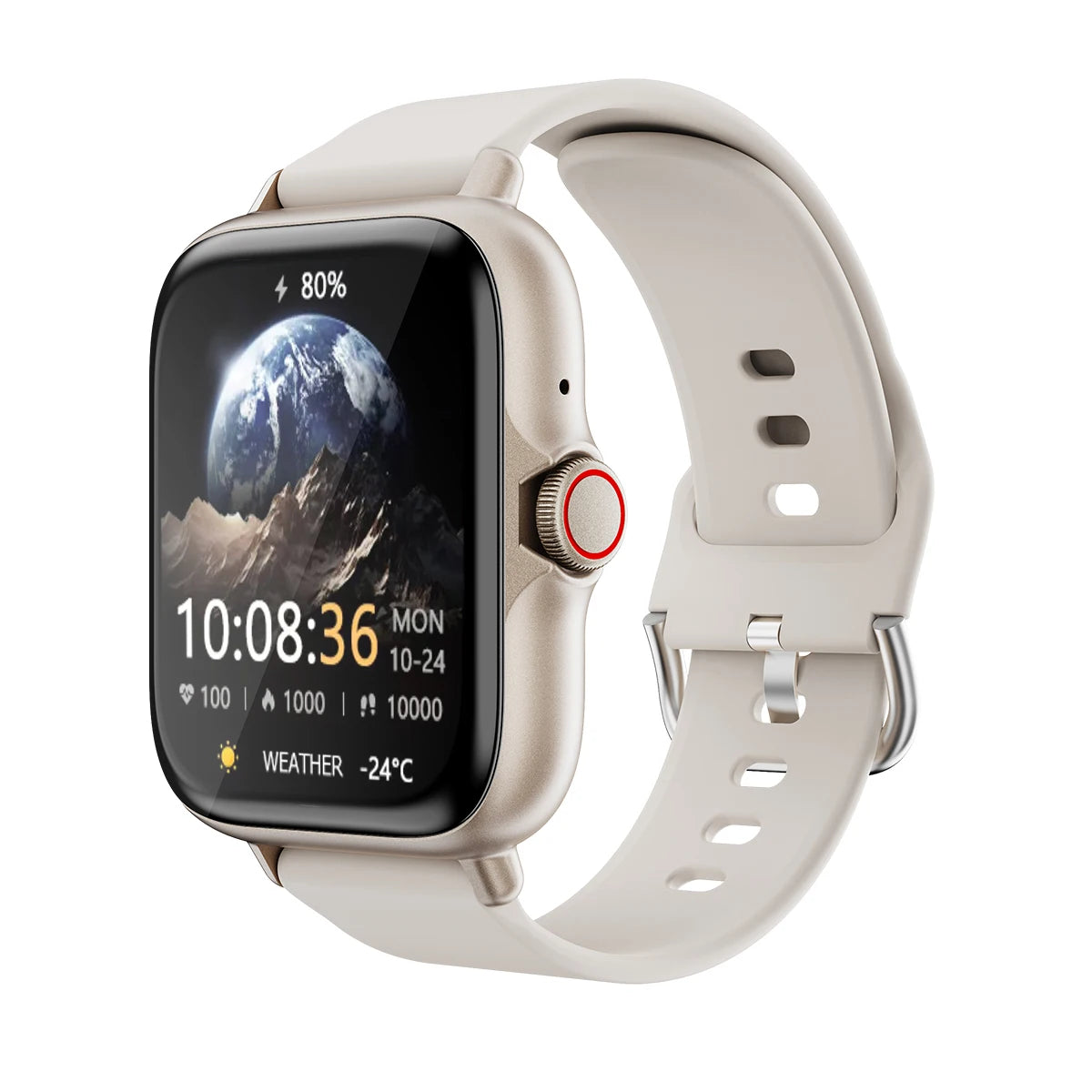 Smartwatch 1,83” com Chamadas Bluetooth e Resistência à Água