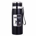 800/1000ml Sports Thermos Bottle Large Capacity Stainless Steel Insulated Water Bottle with Hanging Rope Leak Proof