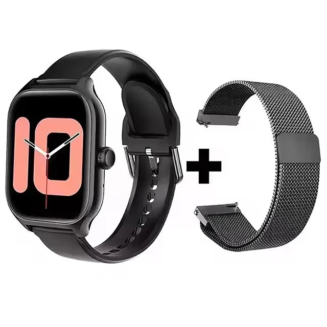 Smartwatch Premium AMOLED 2,01” com Chamadas Bluetooth e Monitorização da Saúde