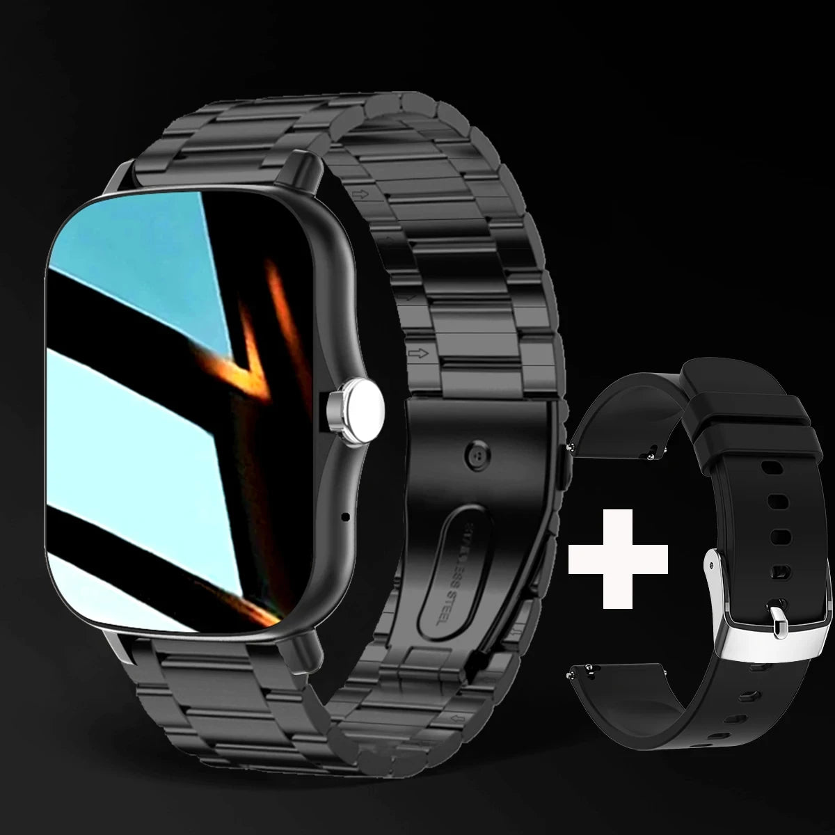 Smartwatch HD 1,83” com Chamadas Bluetooth e Monitorização da Saúde