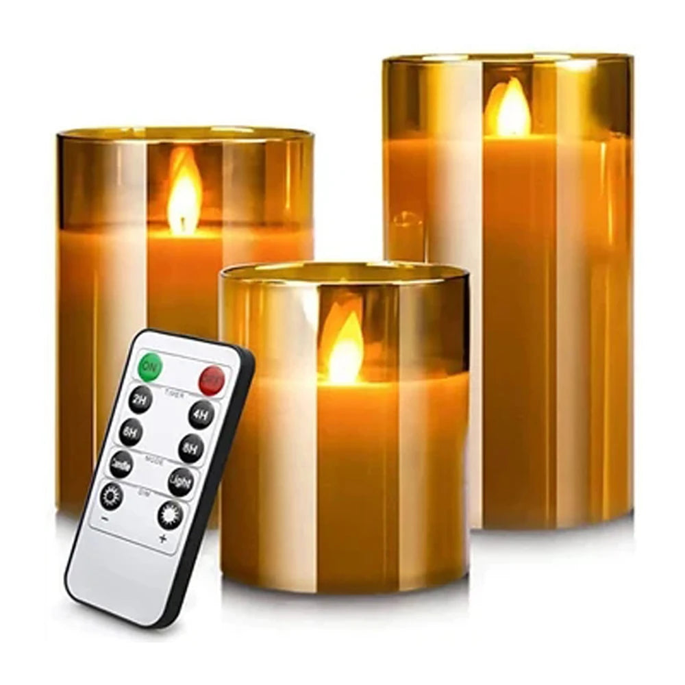 Velas LED Decorativas Premium com Comando Remoto