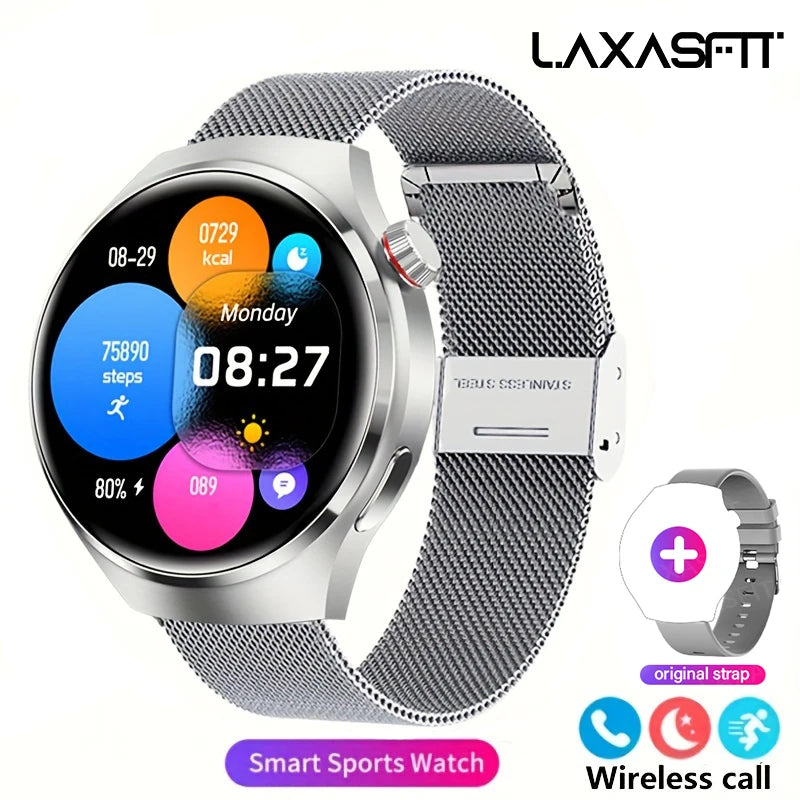 Smartwatch Premium com Chamadas Bluetooth e Monitorização da Saúde
