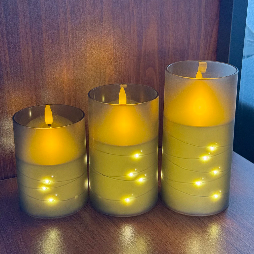 Velas LED Decorativas Premium com Comando Remoto