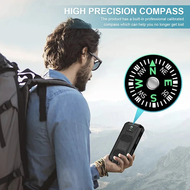 Power Bank Solar 80.000 mAh – Carregamento Rápido com Lanterna LED